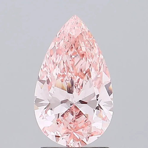 1.50ct Pear Lab Grown Diamond (Colour Fancy Intense Pink, Clarity SI1, IGI Certified)