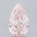 1.50ct Pear Lab Grown Diamond (Colour Fancy Intense Pink, Clarity VS2, IGI Certified)