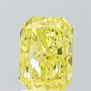 1.50ct Radiant Lab Grown Diamond (Colour Fancy Vivid Yellow, Clarity VS2, IGI Certified)