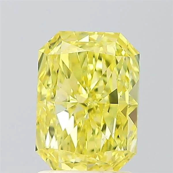1.50ct Radiant Lab Grown Diamond (Colour Fancy Vivid Yellow, Clarity VS2, IGI Certified)