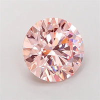 1.50ct Round Lab Grown Diamond (Colour Fancy Intense Pink, Clarity VVS2, Cut ID, IGI Certified)