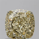 1.51ct Cushion brilliant Natural Diamond (Colour Fancy Light Yellow, Clarity VS2, GIA Certified)