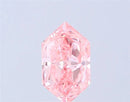 1.51ct Hexagonal Lab Grown Diamond (Colour Fancy Vivid Pink, Clarity VS1, IGI Certified)