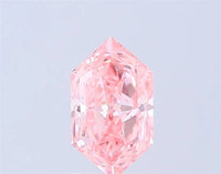 1.51ct Hexagonal Lab Grown Diamond (Colour Fancy Vivid Pink, Clarity VS1, IGI Certified)
