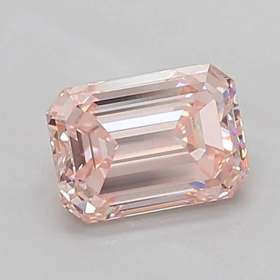 1.54ct Emerald Lab Grown Diamond (Colour Fancy Pink, Clarity VVS2, IGI Certified)