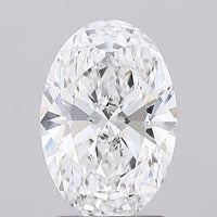 1.54ct Oval Lab Grown Diamond (Colour D, Clarity IF, Cut EX, IGI Certified)