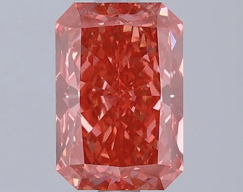 1.56ct Radiant Lab Grown Diamond (Colour Fancy Vivid Red, Clarity VS1, IGI Certified)