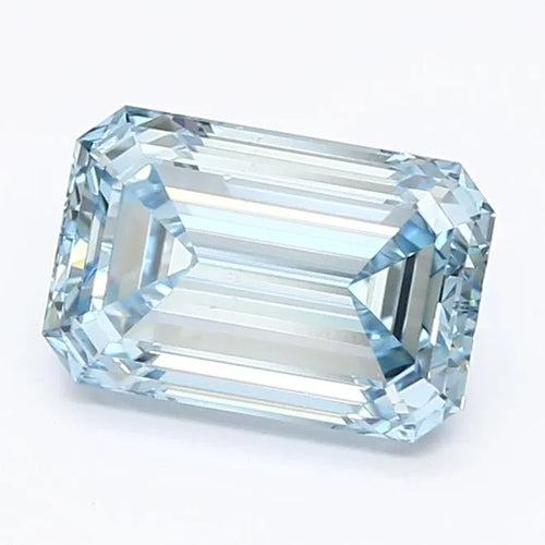 1.57ct Emerald Lab Grown Diamond (Colour Fancy Intense Blue, Clarity VS2, IGI Certified)