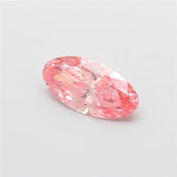 1.60ct Oval Lab Grown Diamond (Colour Fancy Vivid Pink, Clarity VVS2, IGI Certified)
