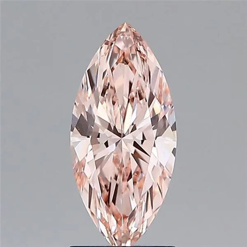 1.66ct Marquise Lab Grown Diamond (Colour Light Pink Brown, Clarity VVS1, IGI Certified)