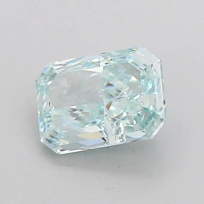 1.67ct Radiant Lab Grown Diamond (Colour Fancy Intense Blueish Green, Clarity VVS1, IGI Certified)