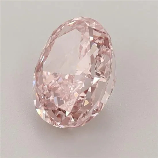 1.70ct Oval Lab Grown Diamond (Colour Fancy Intense Brownish Pink, Clarity VS1, IGI Certified)