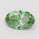 1.72ct Oval Lab Grown Diamond (Colour Fancy Vivid Green, Clarity VVS2, IGI Certified)