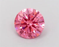 1.82ct Round Lab Grown Diamond (Colour Fancy Vivid Pink, Clarity VVS2, Cut ID, IGI Certified)