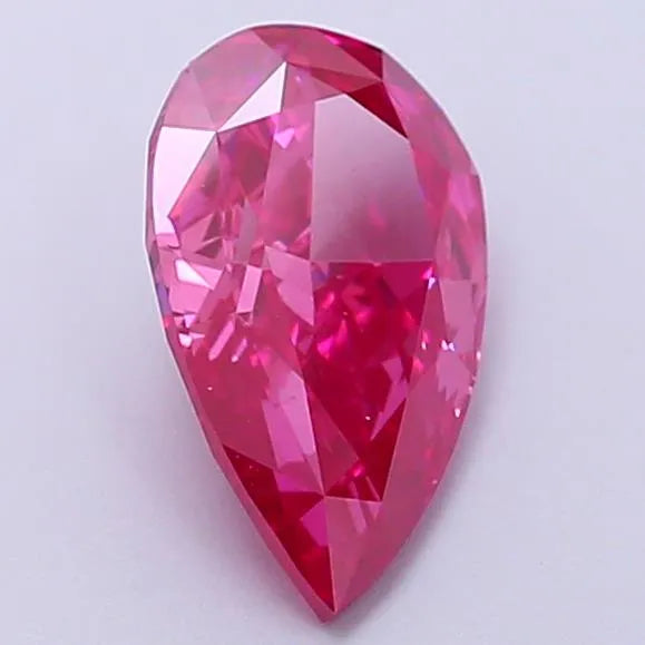 1.83ct Pear Lab Grown Diamond (Colour Fancy Vivid Pink, Clarity VS1, IGI Certified)