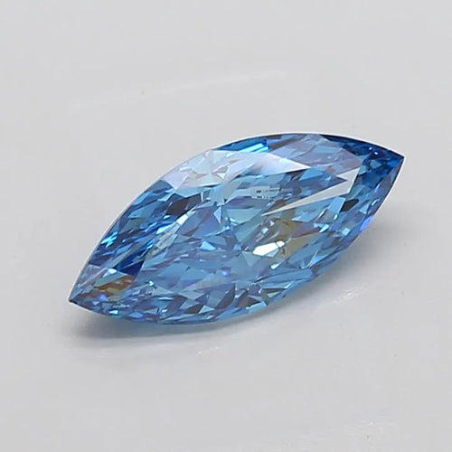1.91ct Marquise Lab Grown Diamond (Colour Fancy Vivid Blue, Clarity VS1, IGI Certified)