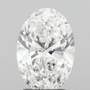 1.93ct Oval Lab Grown Diamond (Colour D, Clarity IF, IGI Certified)