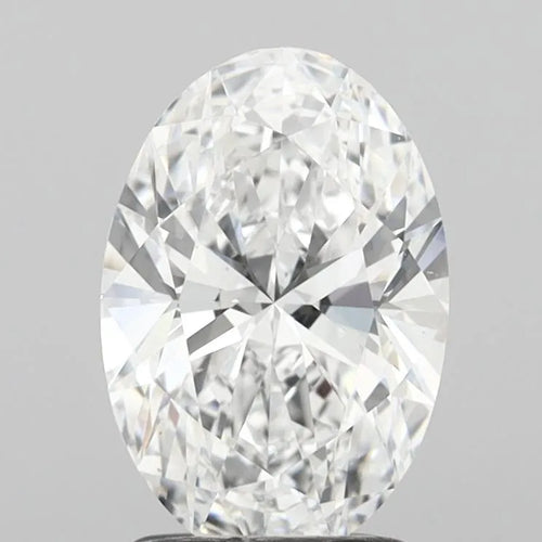 1.93ct Oval Lab Grown Diamond (Colour D, Clarity IF, IGI Certified)