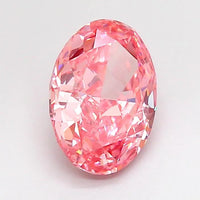 1.96ct Oval Lab Grown Diamond (Colour Fancy Vivid Pink, Clarity FL, IGI Certified)