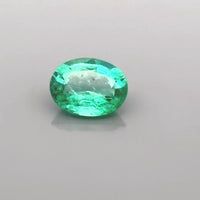 1.96ct Oval Natural Emerald (Colour Green, Clarity Slightly Included, Cut Faceted)