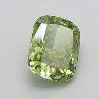 1.98ct Cushion modified Lab Grown Diamond (Colour Fancy Vivid Green, Clarity VVS2, IGI Certified)