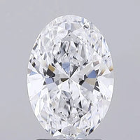 1.99ct Oval Lab Grown Diamond (Colour D, Clarity IF, IGI Certified)