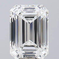 10.17ct Emerald Lab Grown Diamond (Colour F, Clarity VVS2, IGI Certified)