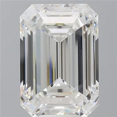 10.00ct Emerald Lab Grown Diamond (Colour F, Clarity VVS2, IGI Certified)