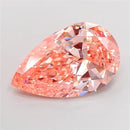 10.02ct Pear Lab Grown Diamond (Colour Fancy Vivid Pink, Clarity VS1, IGI Certified)