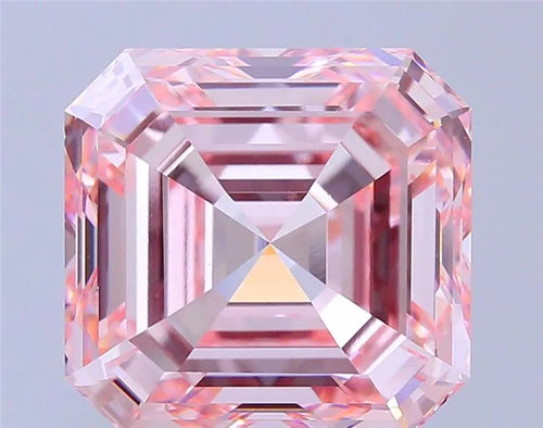 10.04ct Asscher Lab Grown Diamond (Colour Fancy Intense Pink, Clarity VS1, IGI Certified)