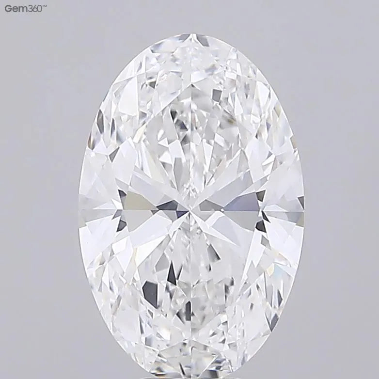 10.10ct Oval Lab Grown Diamond (Colour E, Clarity VVS2, IGI Certified)