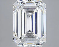 10.53ct Emerald Lab Grown Diamond (Colour F, Clarity VVS2, IGI Certified)