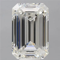 10.56ct Emerald Lab Grown Diamond (Colour G, Clarity VVS2, IGI Certified)