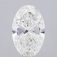 11.00ct Oval Lab Grown Diamond (Colour F, Clarity VVS2, IGI Certified)