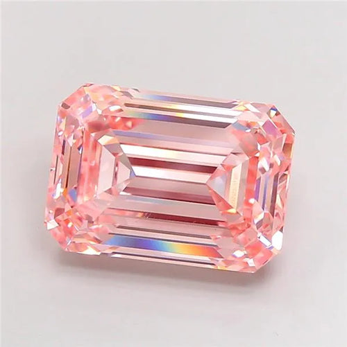 11.07ct Emerald Lab Grown Diamond (Colour Fancy Intense Pink, Clarity VS1, IGI Certified)