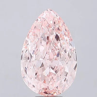 11.21ct Pear Lab Grown Diamond (Colour Fancy Vivid Pink, Clarity VS1, IGI Certified)