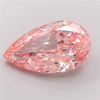 11.91ct Pear Lab Grown Diamond (Colour Fancy Vivid Pink, Clarity VS2, IGI Certified)