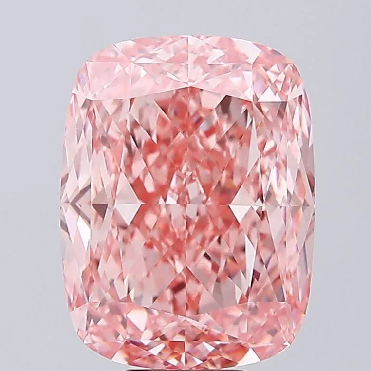 12.52ct Cushion modified Lab Grown Diamond (Colour Fancy Vivid Pink, Clarity VVS2, IGI Certified)