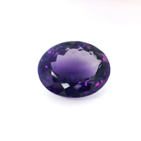 16.15ct Oval Natural Amethyst (Colour Purple, Clarity Eye Clean, Cut Faceted)