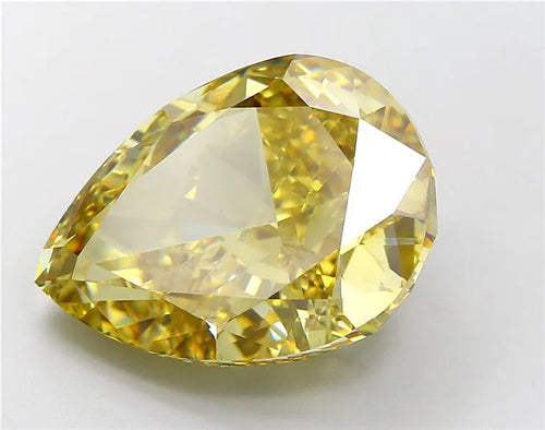 16.29ct Pear Lab Grown Diamond (Colour Fancy Intense Yellow, Clarity VS1, IGI Certified)