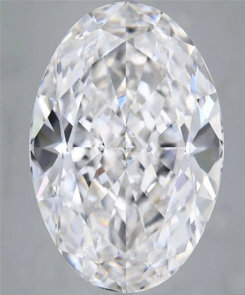 18.27ct Oval Lab Grown Diamond (Colour D, Clarity VVS1, IGI Certified)