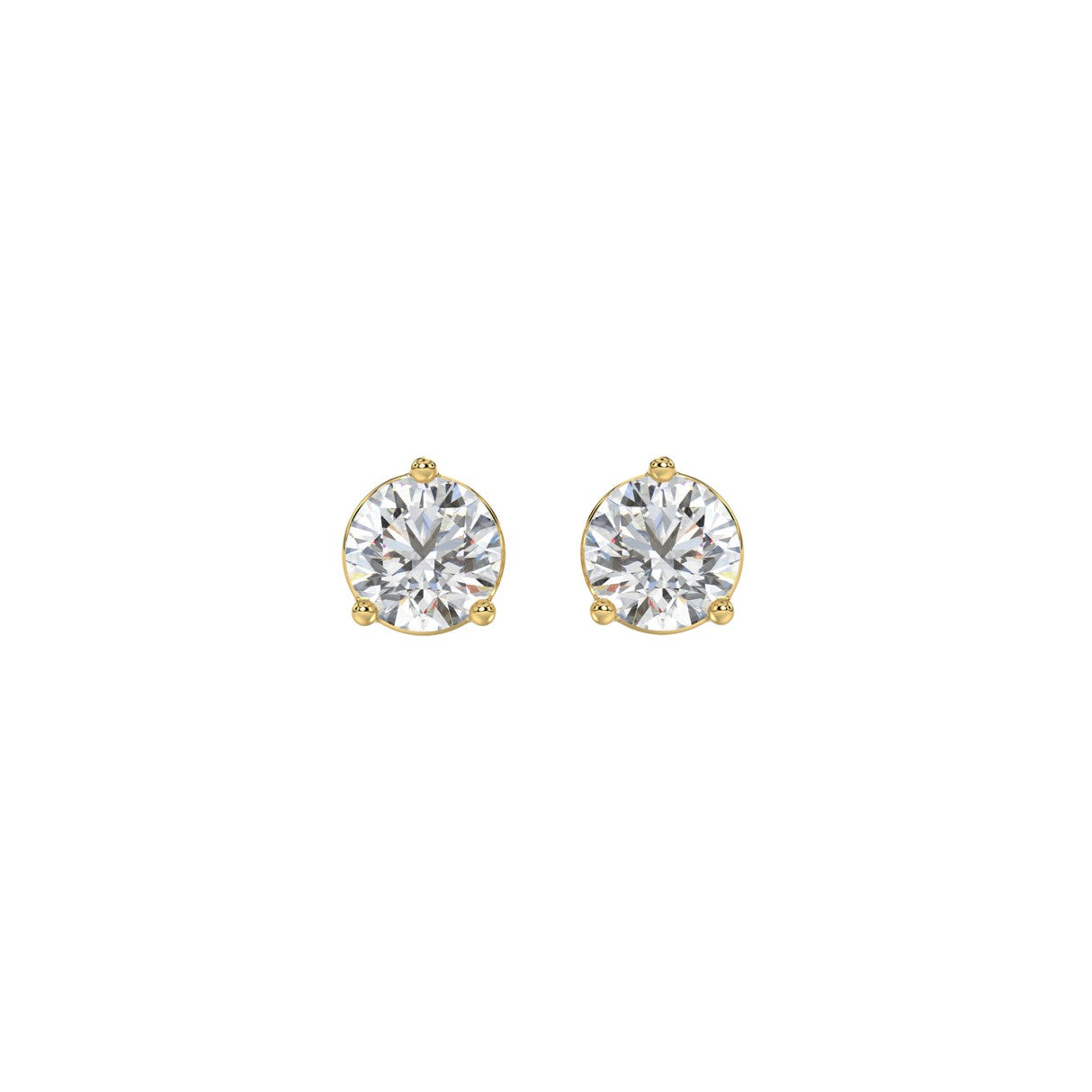 3 Carat Diamond Stud Earrings