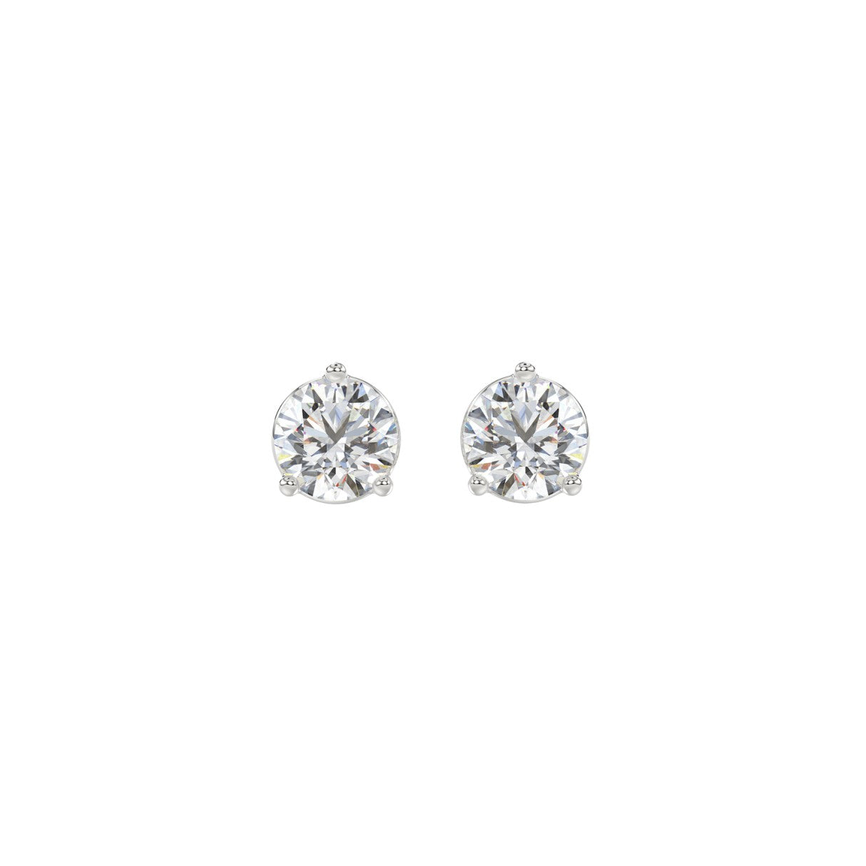 1 Carat Diamond Stud Earrings