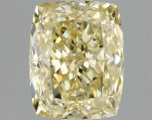 2.00ct Cushion modified Lab Grown Diamond (Colour Fancy Yellow, Clarity VVS2, IGI Certified)