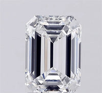 2.00ct Emerald Lab Grown Diamond (Colour E, Clarity VS1, IGI Certified)
