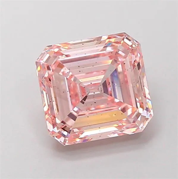 2.00ct Emerald Lab Grown Diamond (Colour Fancy Pink, Clarity SI2, IGI Certified)