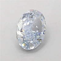 2.00ct Oval Lab Grown Diamond (Colour Fancy Blue, Clarity VVS2, IGI Certified)