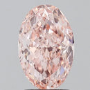 2.00ct Oval Lab Grown Diamond (Colour Fancy Intense Pink, Clarity VVS2, IGI Certified)