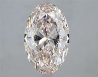 2.00ct Oval Natural Diamond (Colour Fancy Light Pinkish Blue, Clarity VVS1, GIA Certified)