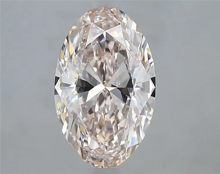 2.00ct Oval Natural Diamond (Colour Fancy Light Pinkish Blue, Clarity VVS1, GIA Certified)